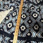 Crown & Ivy Blue and Black Geometric Blouse Photo 10