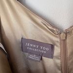 Jenny Yoo Serena Off The Shoulder Cowl Neck Satin Maxi Dress Gown Formal Gold Photo 5