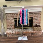 Renee C . pink, blue, and white tie dyed top / S / Excellent Condition Photo 9