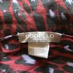 CODELLO Too Beautiful Women’s Solid Purple And Subtle Animal Print Cotton Scarf Photo 4