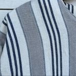 ASOS Women’s Dress Beige Blue Stripe Woven Button Back Farmhouse 6 Photo 5