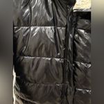 Aerie NWOT Puffer Coat with Sherpa Lining Size Medium Black Photo 3