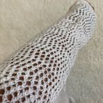 Lucky Brand Cardigan Sweater Womens Medium white/gray Open Knit Casual Ladies Photo 5