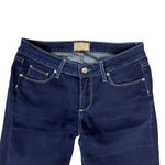 Paige Women's Peg Super Skinny Jeans Dark Blue Size 28 High-Rise 5-Pocket Design Photo 1