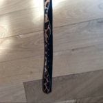 Vintage Cheetah print waist leather belt xs Black Photo 4