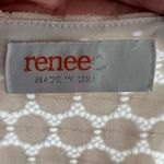 Renee C  Dot Lace Overlay Fit & Flair Dress Photo 7