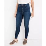 Madewell Curvy High Rise Denim Skinny Jeans in Sussex Blue Wash Size 26 Photo 2