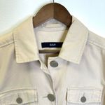 Gap Vintage  Denim Barn Chore Coat‎ Cream Size L Photo 2