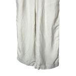Halston Linen‎ Blend Cream Color Wide Leg Trousers Size L Size L Photo 4