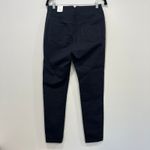 J. McLaughlin ‎ Hastings Pants 4 NWT $178 Skinny Button Sailor Black Solid Stretch Photo 2
