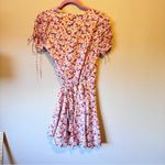 Ralph Lauren Polo Ditsy Floral Mini Wrap Dress Womens 4 Ruched Sleeve Casual Photo 15
