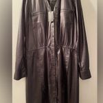BCBGMAXAZRIA NWT BCBG Faux Leather Shirt Dress Photo 1