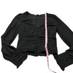 Essue E.SSUE black slightly cropped dressy blouse Photo 1