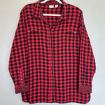 Westbound Red & Black Plaid Button Down Shirt Photo 0