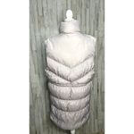 Nike NWT Women's Small Gray/Lavender Therma-Fit Loose Long Wind Puffer Vest Photo 6