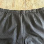 Pendleton Dark Gray Wool Womens Straight Leg Trousers Flat Front Size 14 Photo 8