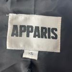 APPARIS Animal Print Leopard cheetah Faux Fur Fleece Teddy Jacket size xs Tan Photo 1