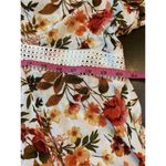 Torrid  Cottagecore Babydoll Crochet Trim Top Women 2X Floral Lace Up Tassel Boho Photo 11