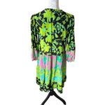 Johnny Was  Miramar Tiered Mini Dress Silk Floral Colorful Womens Xsmall NWT Photo 1