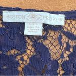 Boston Proper  striped cap sleeve‎ shirt/tunic women’s size small Photo 6