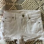 American Eagle White Jean Shorts Photo 1