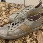 Kendall + Kylie Glitter silver with gold sneakers Photo 0