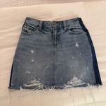 Denim mini skirt Size 0 Photo 1