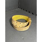 Mudd Vintage Y2K  Belt Floral Printed Leather‎ Studded Grunge Womens M/L Photo 1