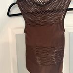 ZARA Chocolate Mesh Bodysuit Photo 2