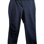 Theory Black Treeca 2 Double Stretch Cotton Blend Slim Pant Size 10 Office Photo 0