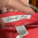 Celebrity Pink NWOT Jean Bright Coral Cuffed 3" Mid Rise Shorts Size 7 Photo 5