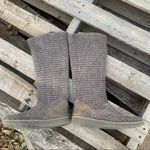 UGG  5819 Cardy grey fold over knit winter boots Size 7 Photo 7
