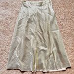 ZARA  Champaign gold midi skirt. M Photo 2