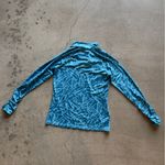 Ideology / Women's Athletic Zip Jacket / Teal - Chartreuse / size small Photo 2