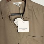 beach lunch lounge women Kimberly long sleeve Shirt khaki size L NWT Photo 4