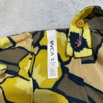 RVCA Cropped Floral Halter Top With Ruffles Photo 4