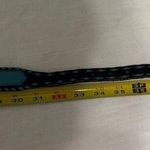 Nocona Belt Co. Western Blue Leather Belt w/Silver Buckle and Conchos Size 34 Photo 4