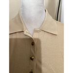 Sport Haley Flawed Beige Short Sleeve Swarovski Elements Polo Shirt XS Photo 2