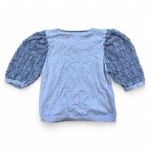 Anthropologie  Ruched Short Sleeve Sweater NWT Photo 3