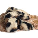 Anthropologie 🆕 Leopard Animal Print Faux Fur Slippers Photo 3