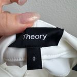 Theory Treeca Precision Ponte Pants White Size 0 XS Cropped High Rise READ Photo 6