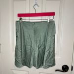 & Other Stories & Other Stories Sage Green Satin Mini Skirt Revolve Girly Chic Glam Soft Girl Photo 3