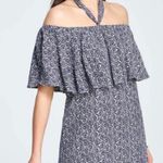 Rebecca Minkoff NWT $188 Blue Havasu Off The Shoulder Dress 8 Photo 0