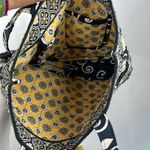 Vera Bradley  Quilted Tote Bag Black and Yellow Photo 3