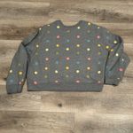 Disney Walt  Wonderful World of Color Cropped Crewneck Sweatshirt, Size 1X Gray Photo 2