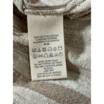 Free People Womens Peppy Plaid M Tunic Shirt White Brown Button Up Back Ruffle Photo 8