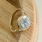 IGI Certified 14K Gold 1.55ct Halo Brilliant Round Lab Grown Diamond Ring 6 Photo 5