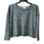 Garnet Hill Garnet Hill Women's Size Small Black Blue Thread Knit Sweater 100% Wool #HH5-4 Photo 0