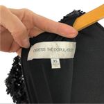 Dress the Population  Sabrina Fringe Petal Mini Black Sequin Cocktail Dress XS Photo 10