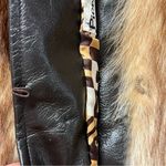 Pierre Cardin Rare Vintage 60s Boutique Crystal Raccoon Fur Jacket Coat Leather Photo 5